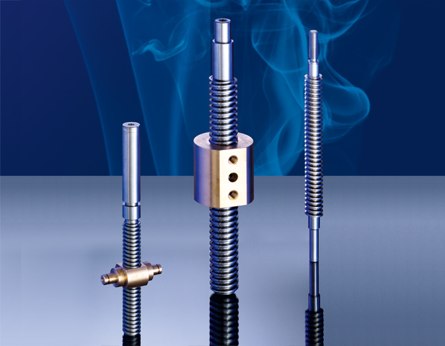 Trapezoidal threaded spindles